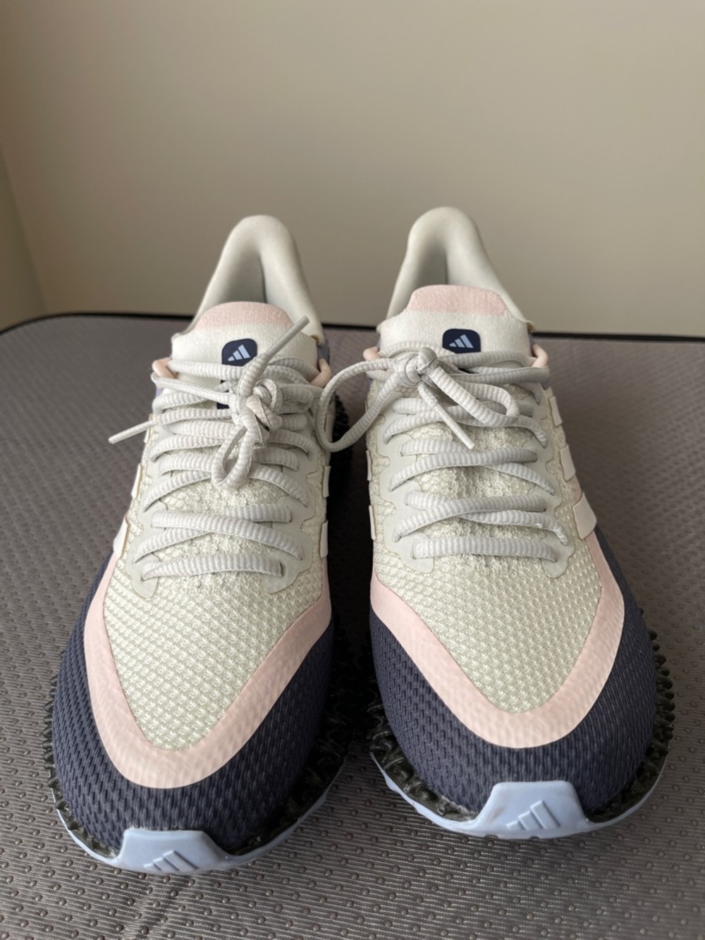 adidas Women's Sneakers in Light Gray, Blue & Pale Pink - Picture 2 of 8
